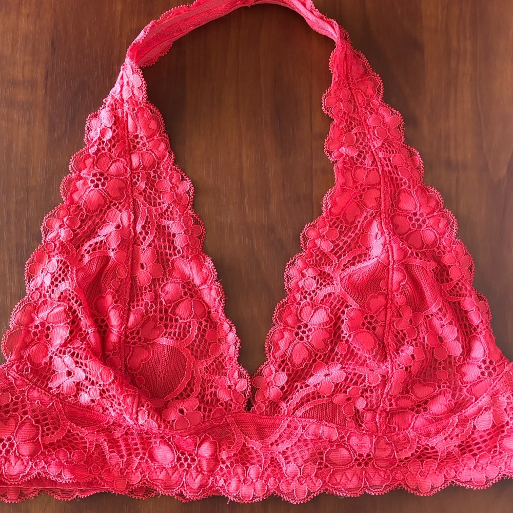 NWOT Galloon Lace Halter Bra